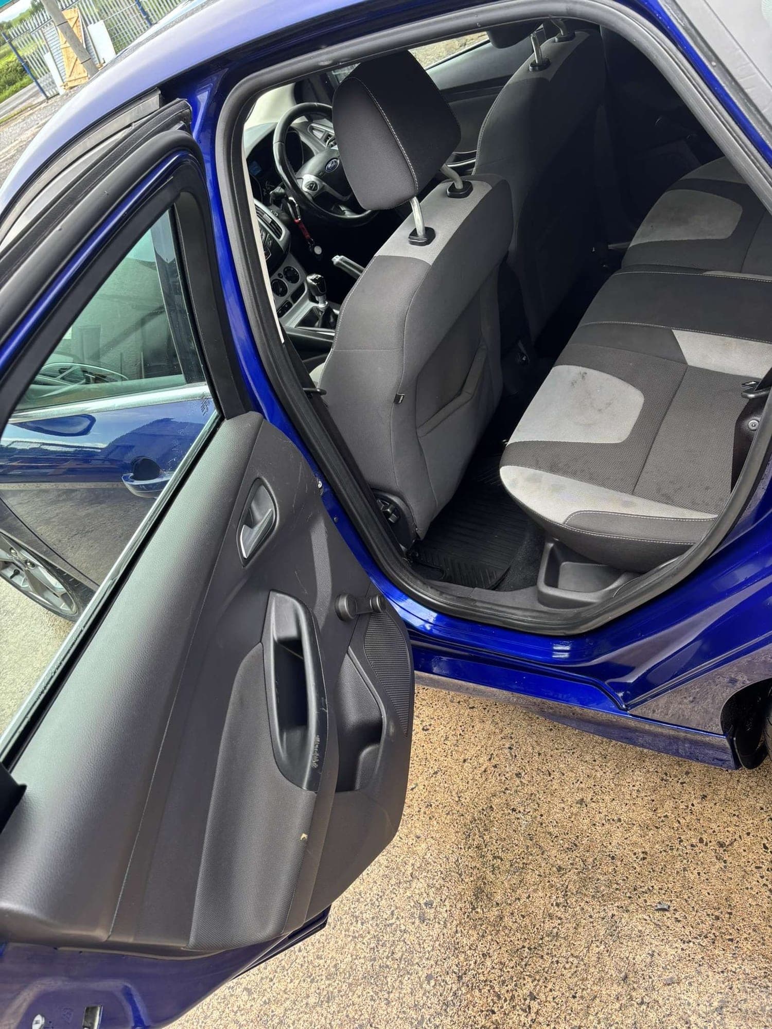 Interior valet of a car at Tierney's Garage