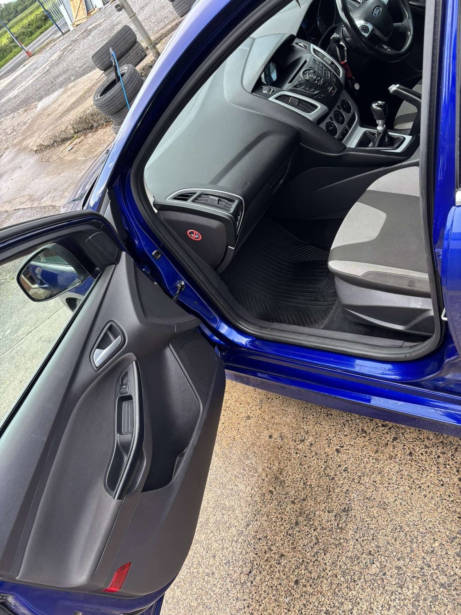 Spotless car interior after a full valet at Tierney's Garage